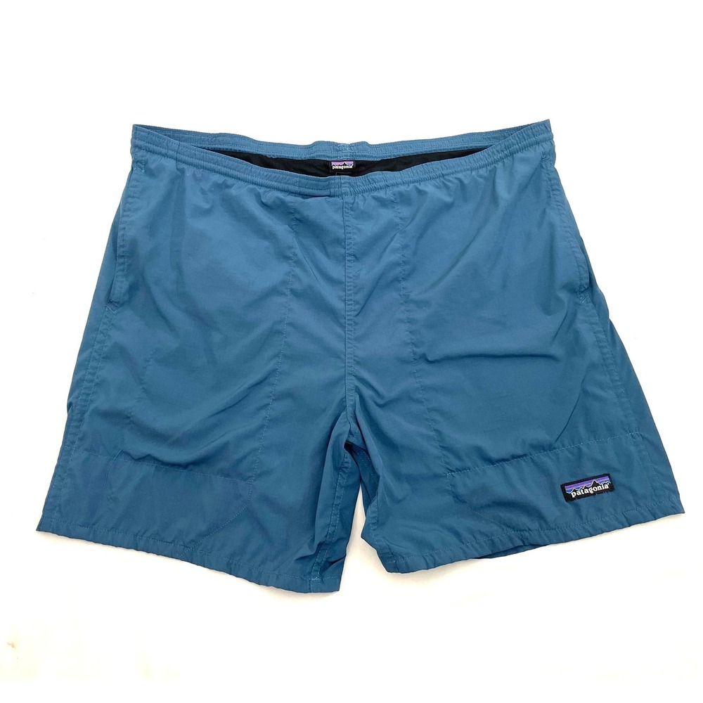 Patagonia Baggies Lights Shorts Mens L Lined Blue Swim Trunks Quick Dry 58045